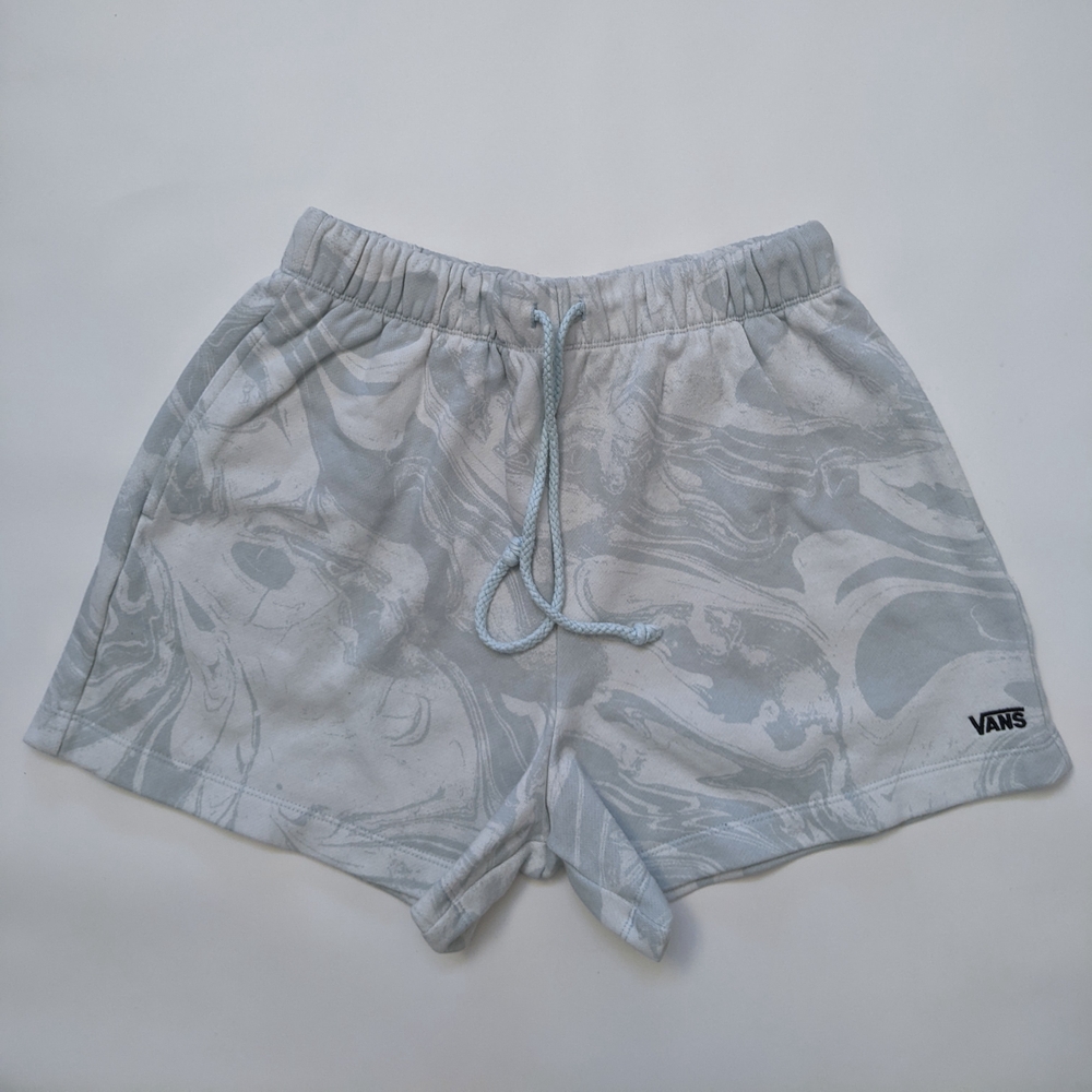Vans Fleece Marble Print Shorts Pants, Women's Small